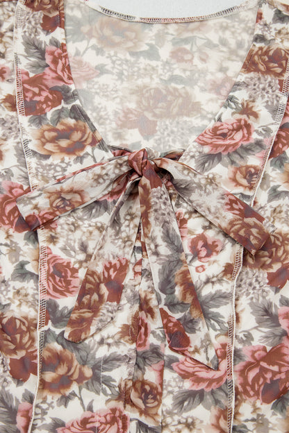 The Rosewood Ruffle Top