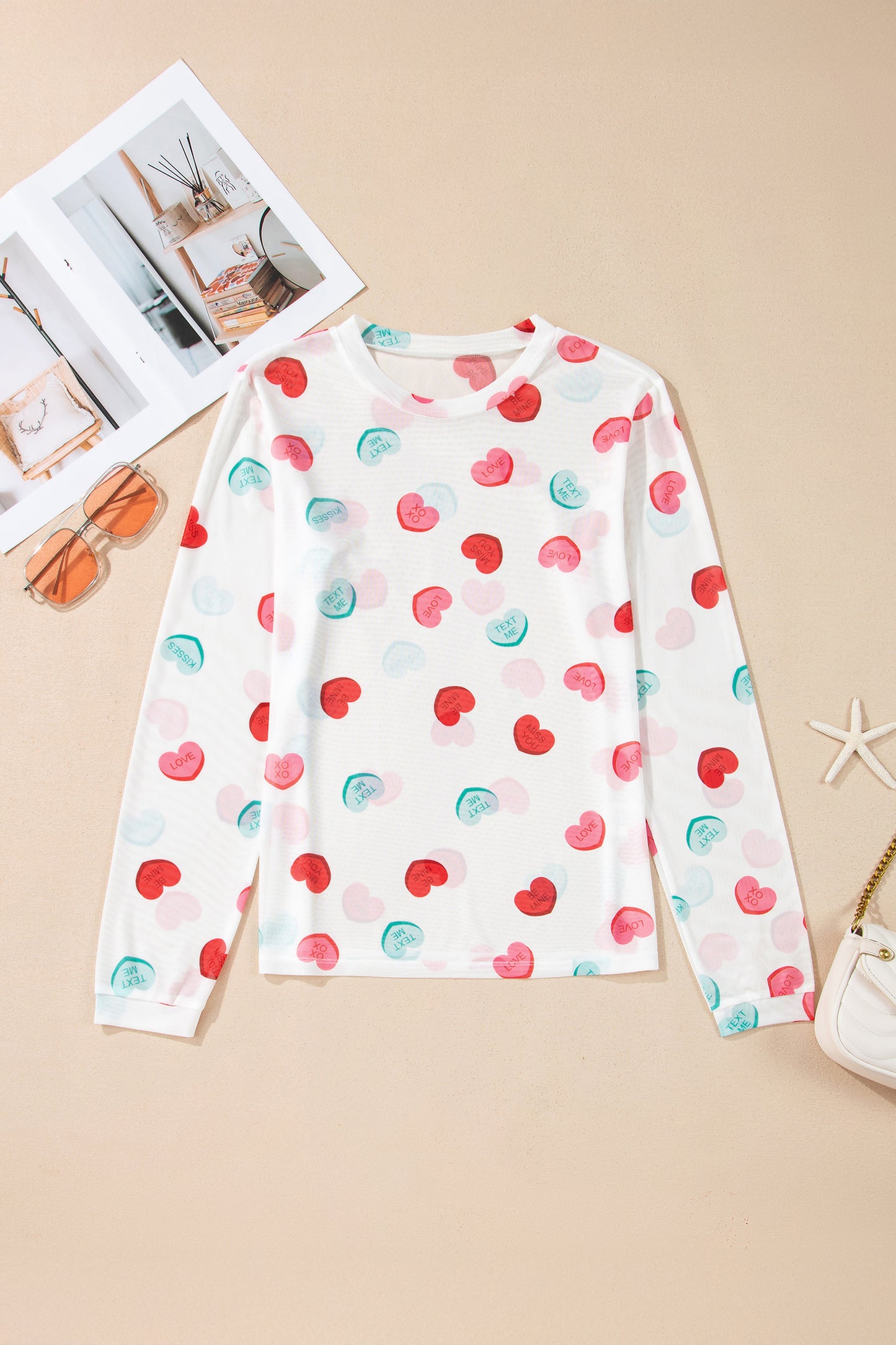 All My Heart Mesh Top