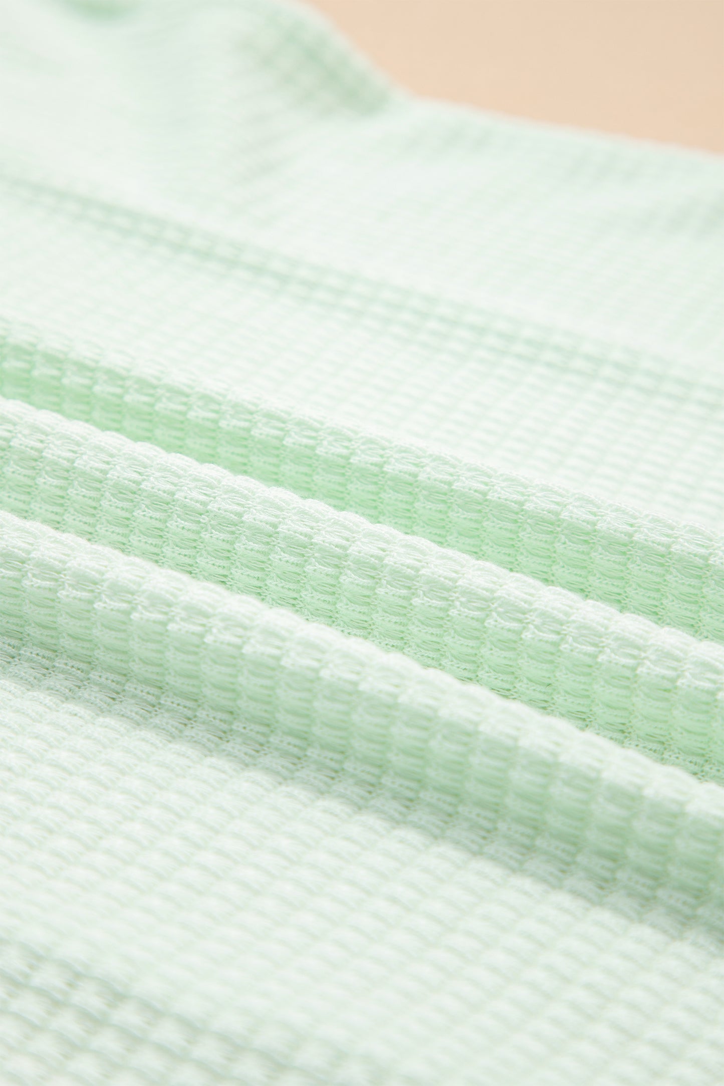 Mint Or Lavender - Waffle Knit Top