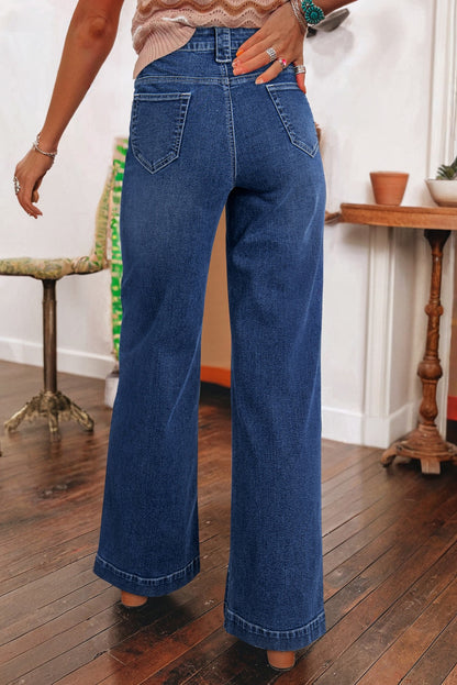 Wide Leg High Waist Jeans