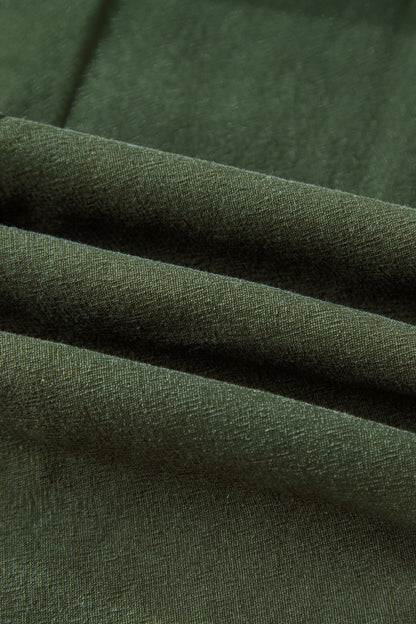 Olive or Black- Barrel Leg Casual Pants