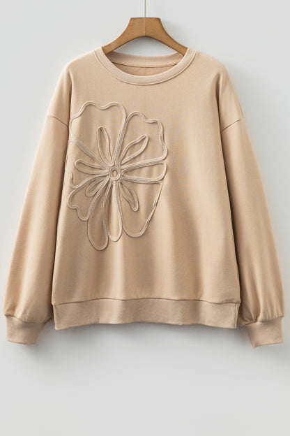 The Soft Bloom Embossed Sweatshirt