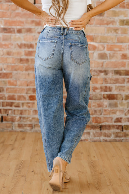 Vintage Washed Shift Jeans