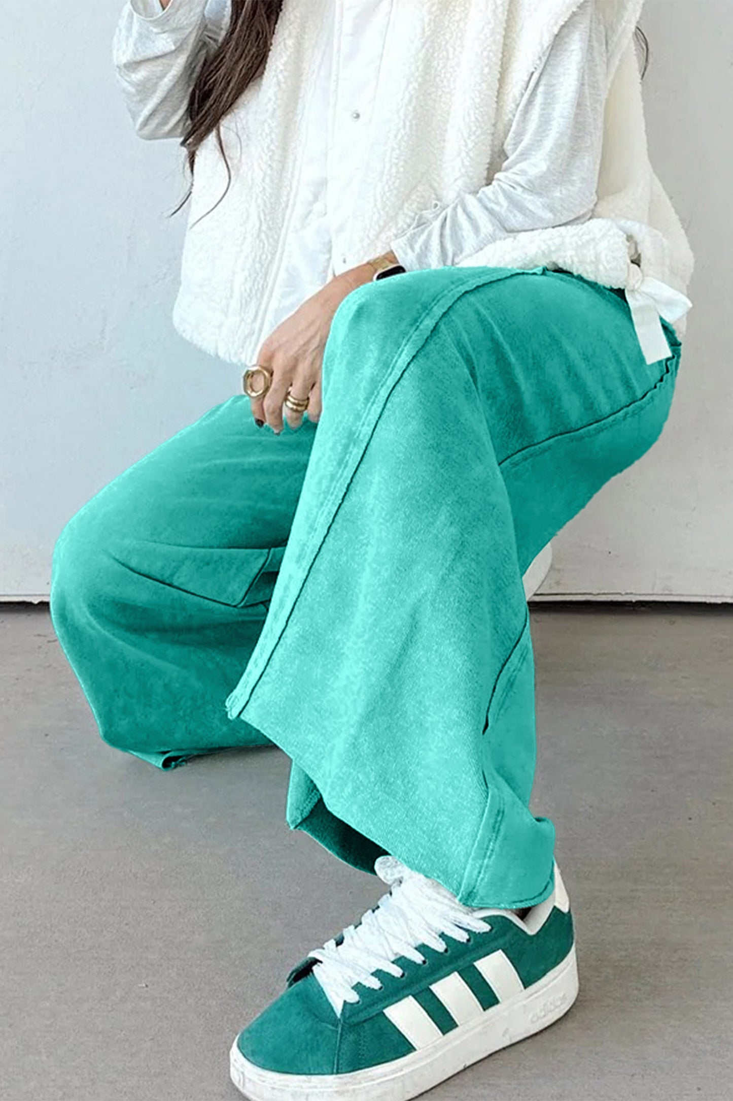 The Coastal Calm Wide-Leg Lounge Pants