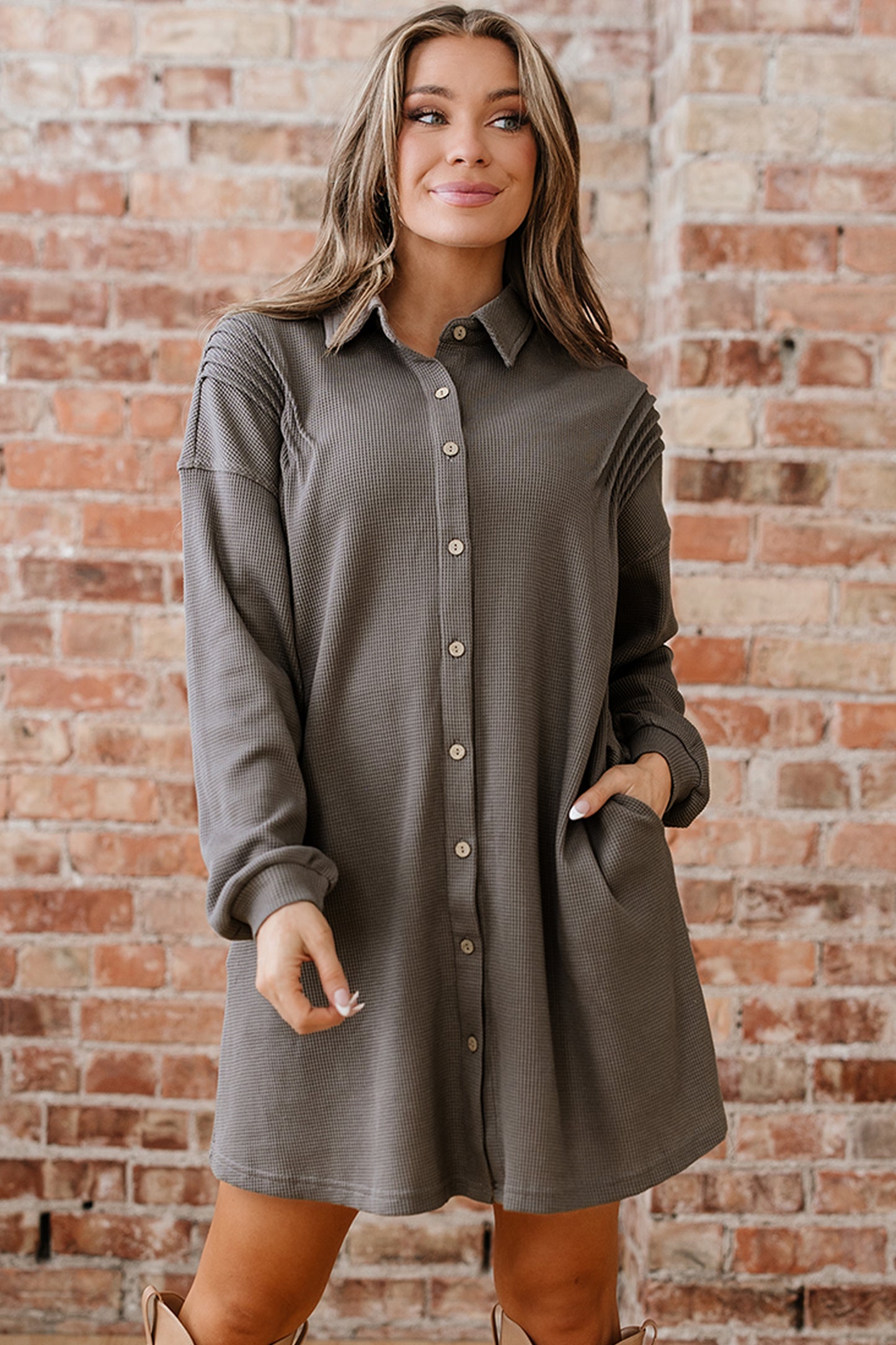 The Everyday Ease Button Dress