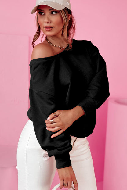 Pink, Cream, Black or Blue - Lila Bow Back Sweatshirt