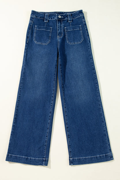 Wide Leg High Waist Jeans
