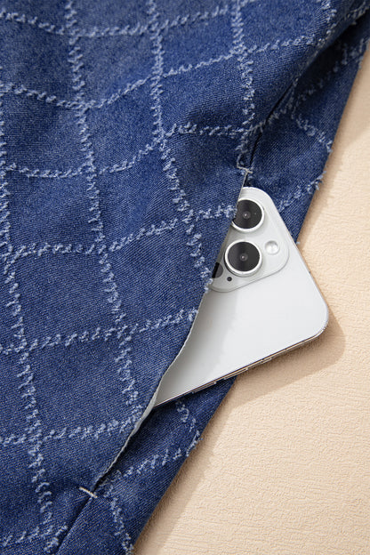 Denim Sleeveless Mini Dress