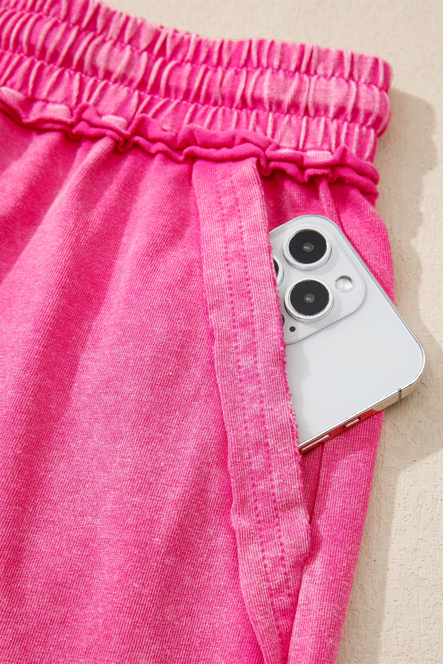 Mineral Washed Raw Cut Shorts