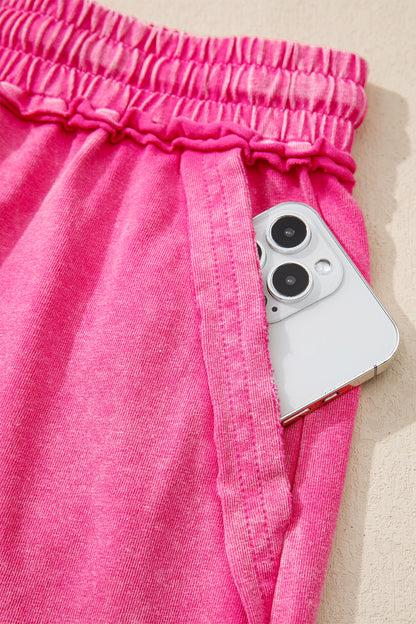 Mineral Washed Raw Cut Shorts