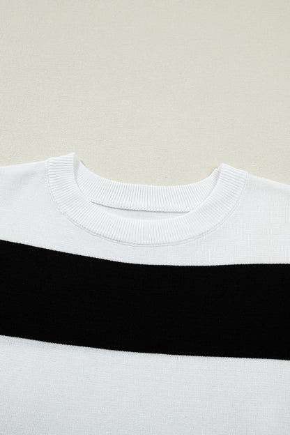 Bold Stripes Knitted T shirt