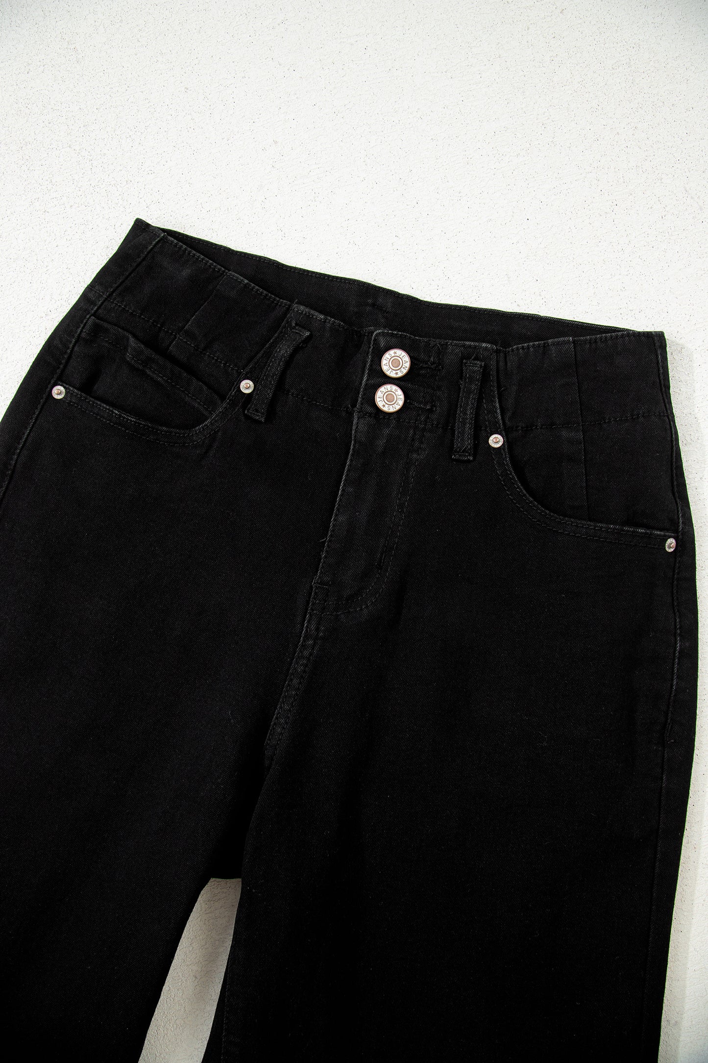 Back In Black High Waist Flared Bottom Jeans