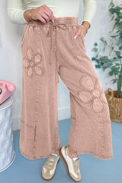Flower Patch Wide Leg Pants