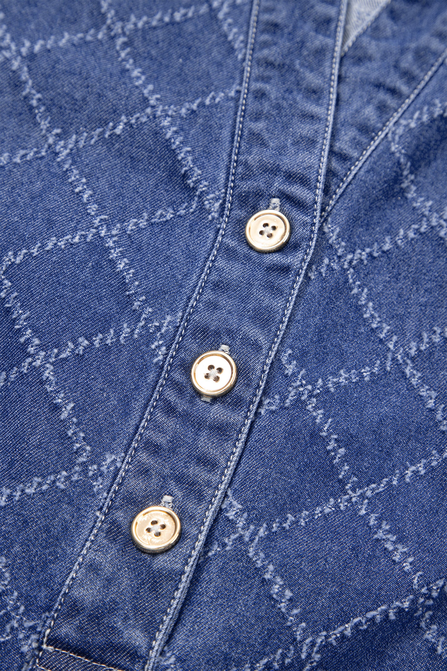 Denim Sleeveless Mini Dress