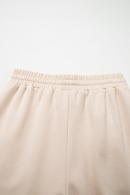 Eyelet Patched Pockets Pants