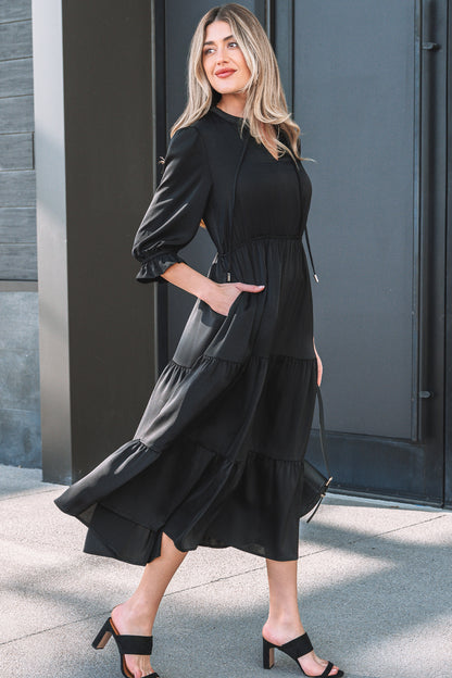 The Midnight Grace Maxi Dress