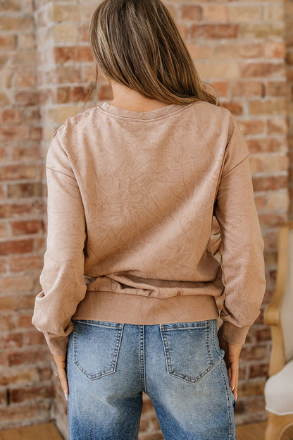 Variety of Colors     saved by grace Embroidered Mineral Wash Sweatshirt