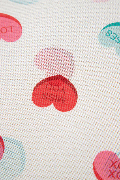 All My Heart Mesh Top