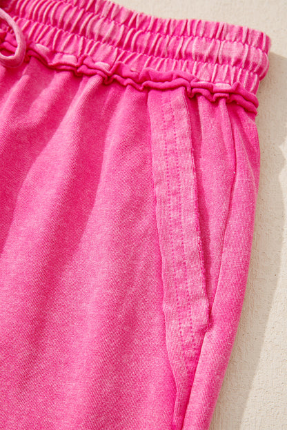 Mineral Washed Raw Cut Shorts