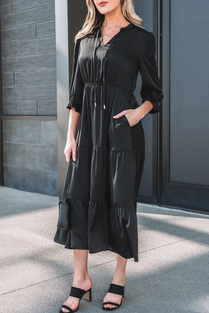 The Midnight Grace Maxi Dress