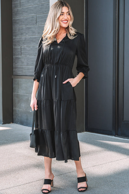 The Midnight Grace Maxi Dress