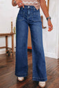 Wide Leg High Waist Jeans