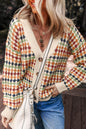 Multicolor Dotty  Cardigan