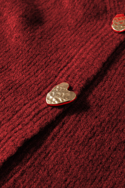 Sweetheart Button Cardigan
