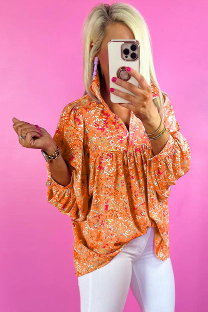 Pink or Orange - Confetti Bloom Blouse