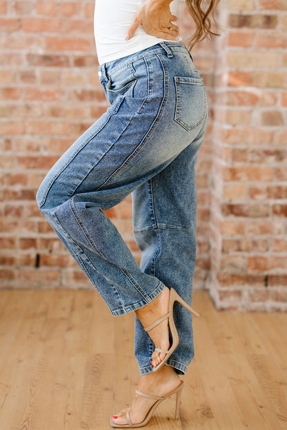 Vintage Washed Shift Jeans