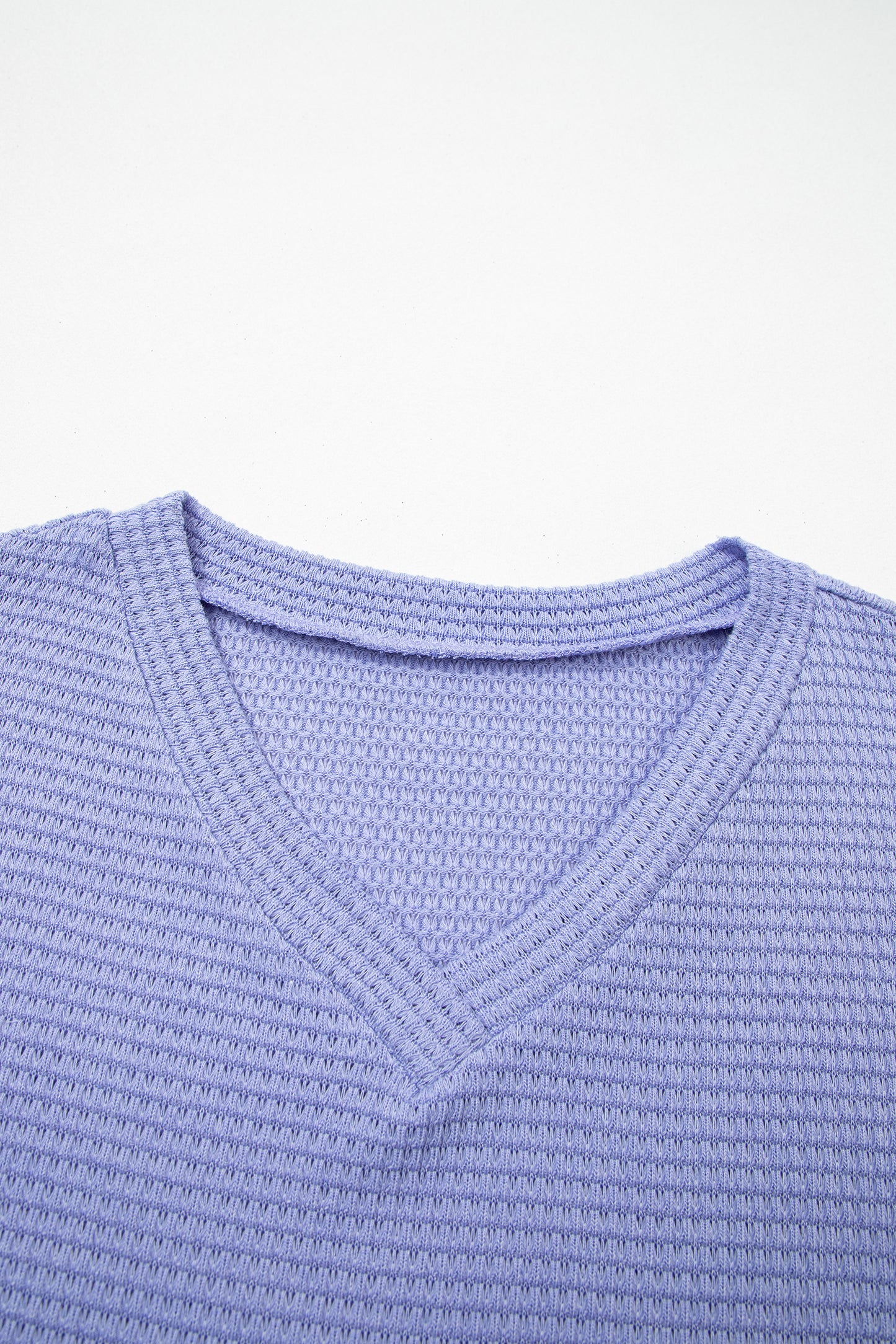 Mint Or Lavender - Waffle Knit Top