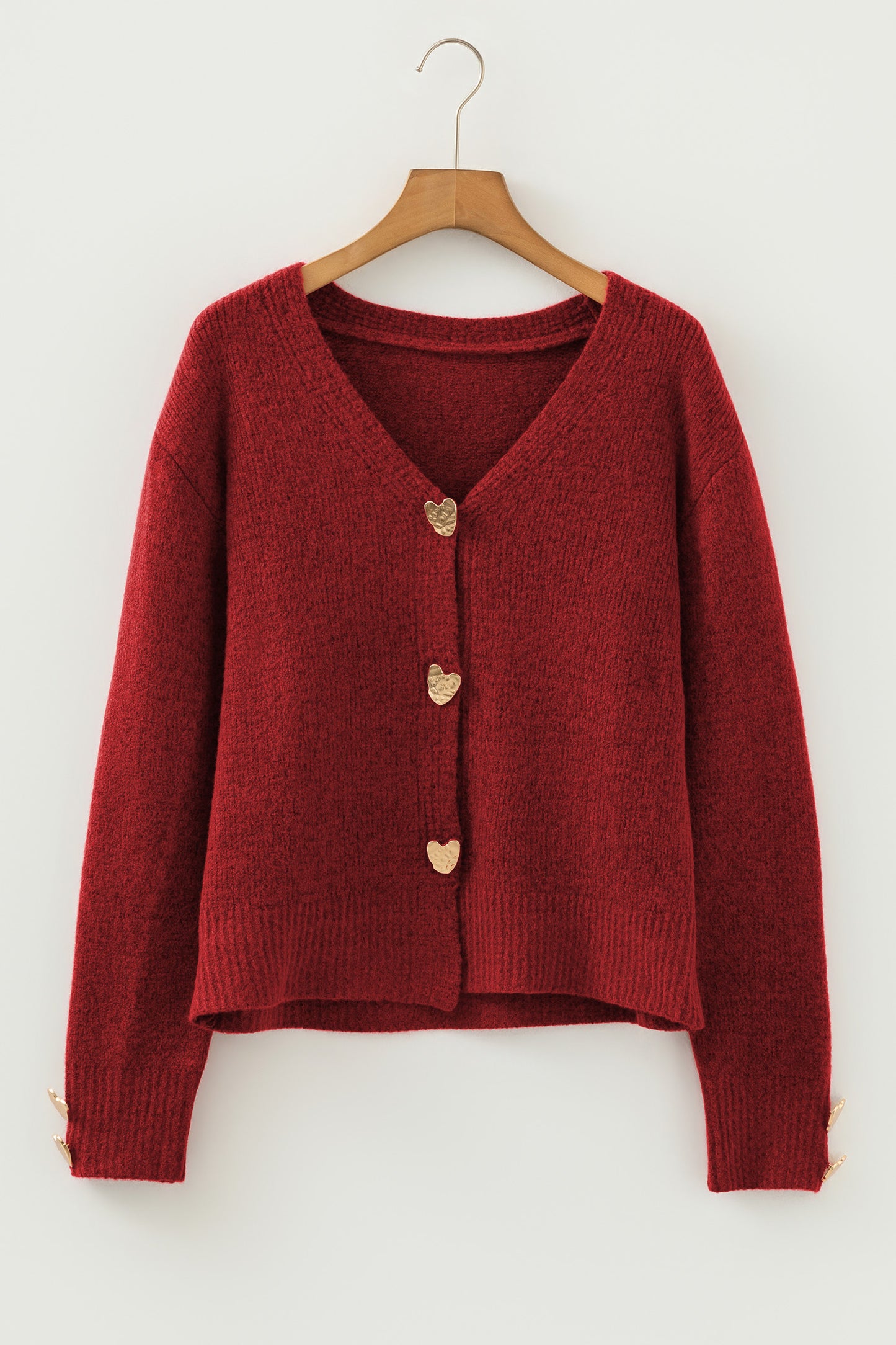 Sweetheart Button Cardigan