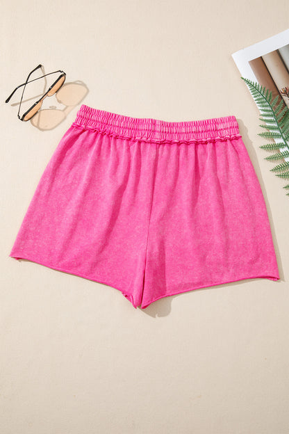 Mineral Washed Raw Cut Shorts