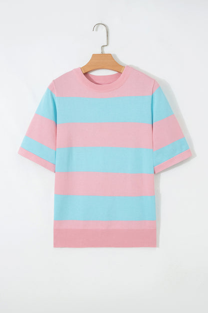 Bold Stripes Knitted T shirt