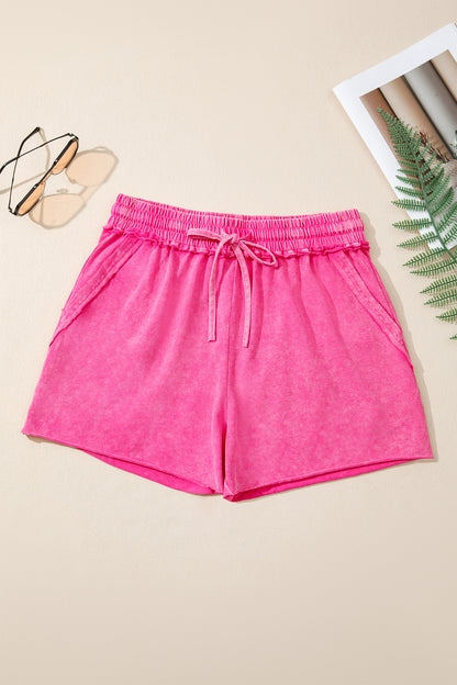 Mineral Washed Raw Cut Shorts