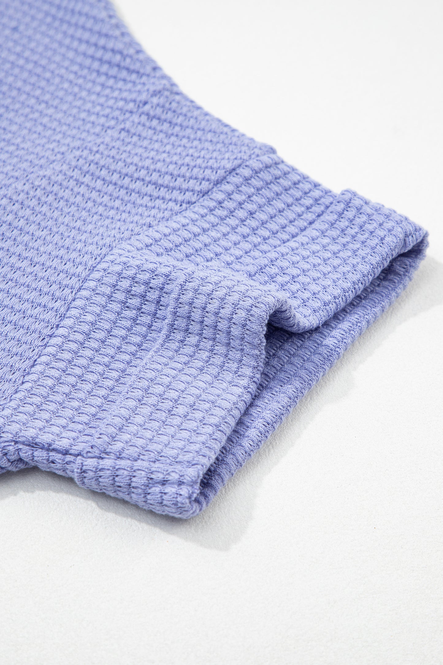 Mint Or Lavender - Waffle Knit Top