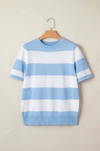 Bold Stripes Knitted T shirt