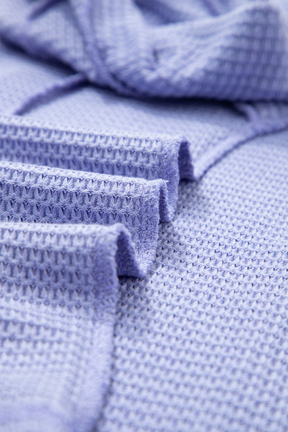 Mint Or Lavender - Waffle Knit Top