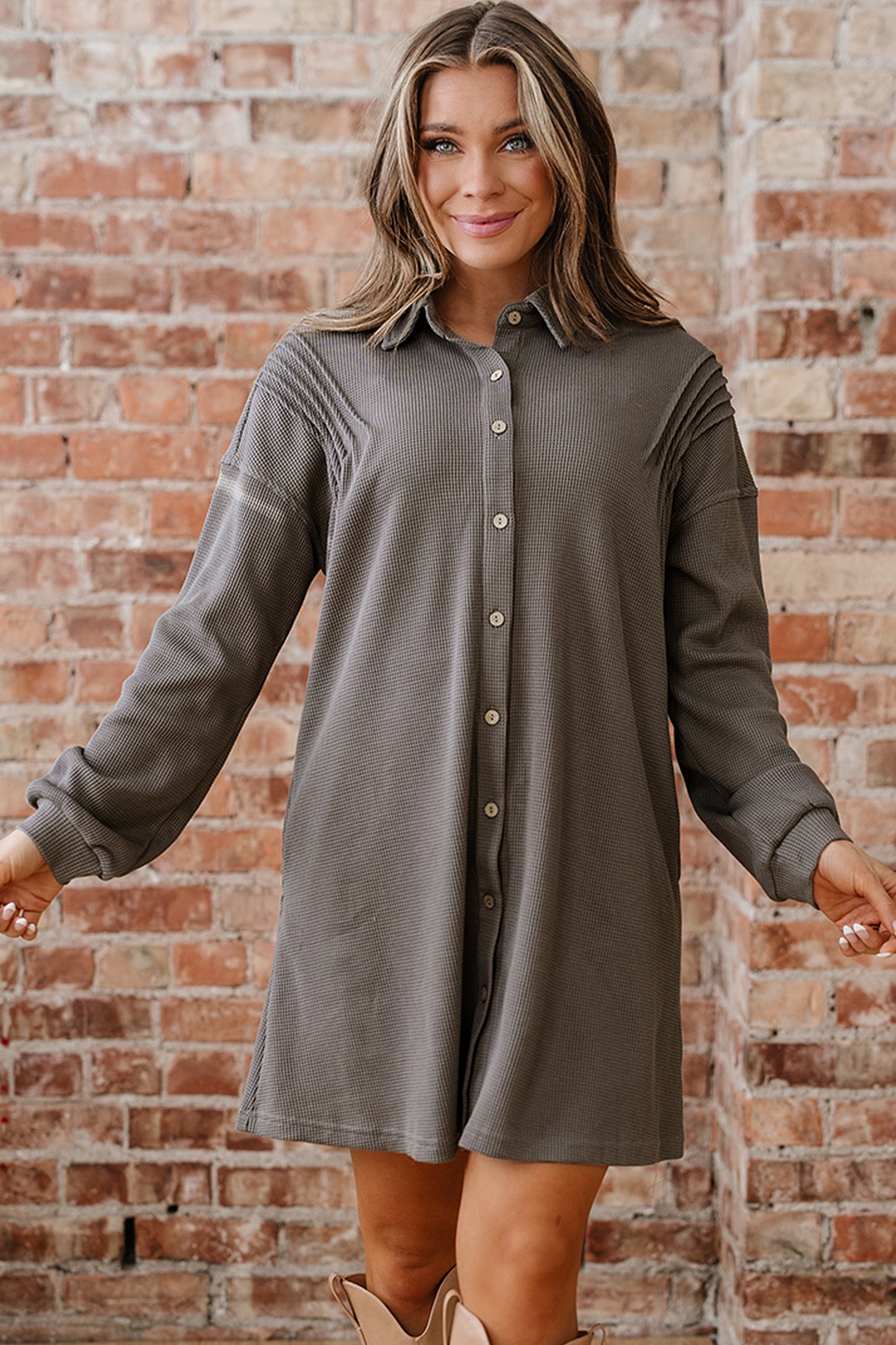 The Everyday Ease Button Dress