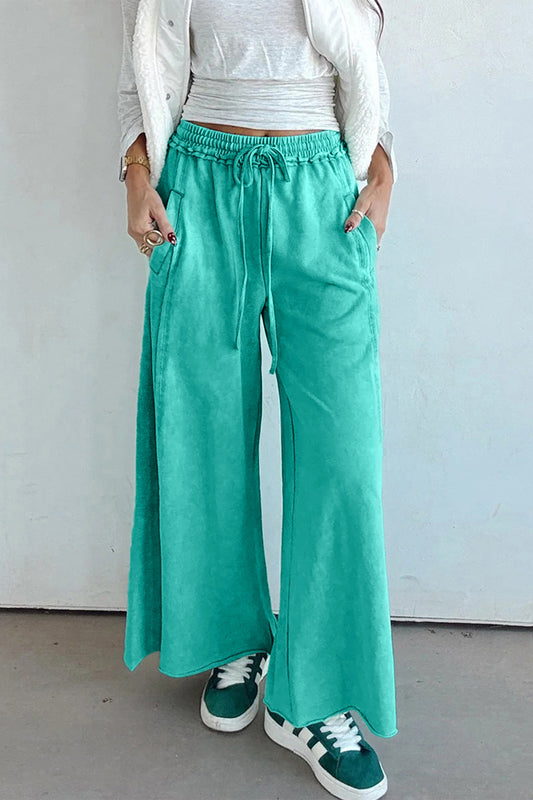 The Coastal Calm Wide-Leg Lounge Pants