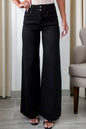 Back In Black High Waist Flared Bottom Jeans